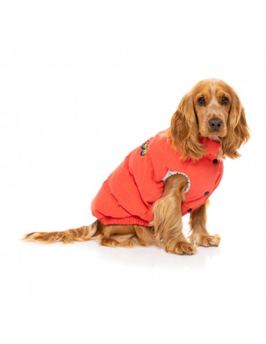 Cotton padded dog coat FuzzYard Ashbury in vintage red