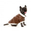 FuzzYard Ava dog aviator jacket in brown