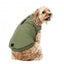 FuzzYard padded dog bomber jacket in khaki green