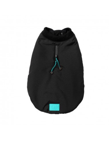 FuzzYard padded dog bomber jacket in black