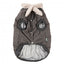 Dog bomber jacket FuzzYard Nordic in charcoal with removable scarf