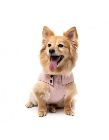 FuzzYard padded dog bomber jacket in pink
