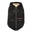 Denim dog jacket with built-in harness FuzzYard Kojima in black
