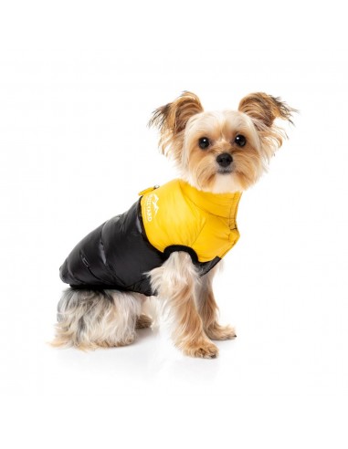 Padded dog coat FuzzYard East Harlem in yellow