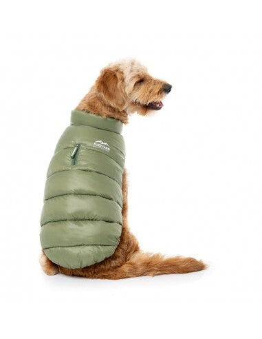 FuzzYard East Harlem puffer dog coat in khaki