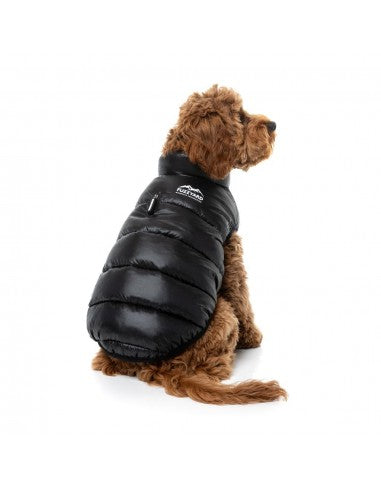 FuzzYard East Harlem puffer dog coat in black