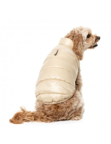 FuzzYard East Harlem puffer dog coat in tan