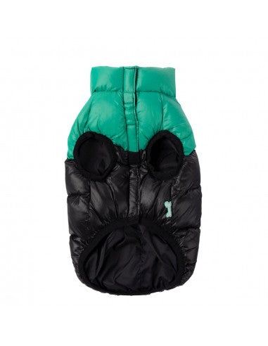 Padded dog coat FuzzYard East Harlem in green