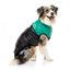 Padded dog coat FuzzYard East Harlem in green