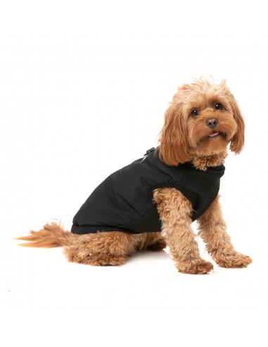 FuzzYard East MacGyver Dog Jacket with Built-In Harness, Black