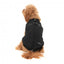 FuzzYard East MacGyver Dog Jacket with Built-In Harness, Black