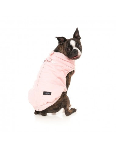 FuzzYard East MacGyver Dog Jacket with Built-In Harness, Pink