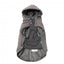 FuzzYard Essential hooded padded dog coat in grey