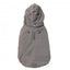 FuzzYard Essential hooded padded dog coat in grey