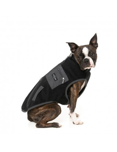 FuzzYard Fitzroy Sherpa Dog Gilet, Black