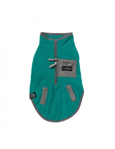 FuzzYard Fitzroy Sherpa Dog Gilet, Green