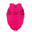 FuzzYard Flash dog jacket with built-in harness in magenta