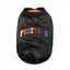 FuzzYard Frat satin dog bomber jacket in black