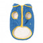 FuzzYard Hana sherpa dog coat in blue