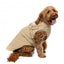 FuzzYard Horizon Dog Jacket with Built-In Harness, Taupe