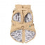 FuzzYard Horizon Dog Jacket with Built-In Harness, Taupe