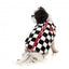 FuzzYard Ollie Red Check Sherpa Dog Coat