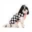 FuzzYard Ollie Pink Check Sherpa Dog Coat