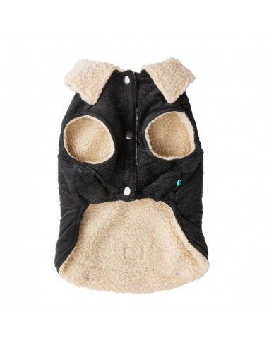 FuzzYard Rep It ClubHouse sherpa-lined dog jacket
