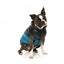 Padded dog coat FuzzYard South Harlem in navy