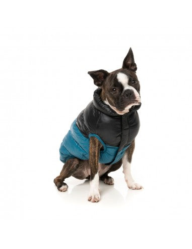 Padded dog coat FuzzYard South Harlem in navy