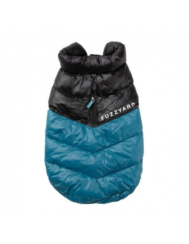Padded dog coat FuzzYard South Harlem in navy