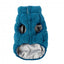 Teddy dog coat FuzzYard The Vaucluse in French blue