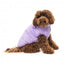 Teddy dog coat FuzzYard The Vaucluse in lilac