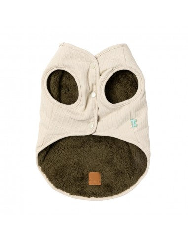 FuzzYard Umeda Reversible Dog Gilet, Bone