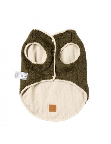FuzzYard Umeda Reversible Dog Gilet, Bone