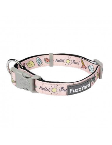 FuzzYard Hello Sun neoprene dog collar (size L)