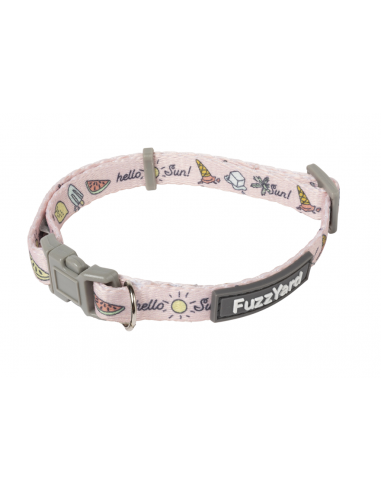 FuzzYard Hello Sun neoprene dog collar (size XS)