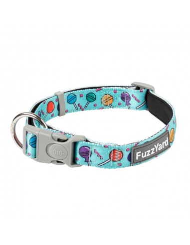 FuzzYard Hey Suckers! neoprene dog collar (size M)