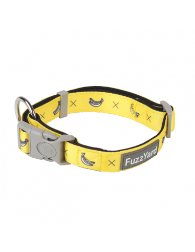 FuzzYard Monkey Mania neoprene dog collar (size L)