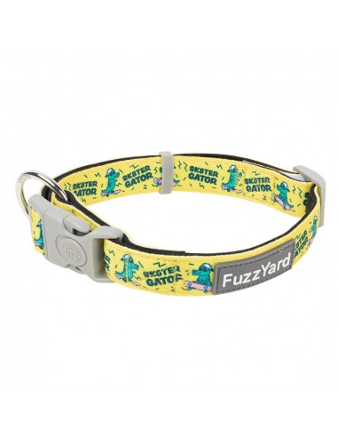 FuzzYard Sk8ter Gator neoprene dog collar (size M)