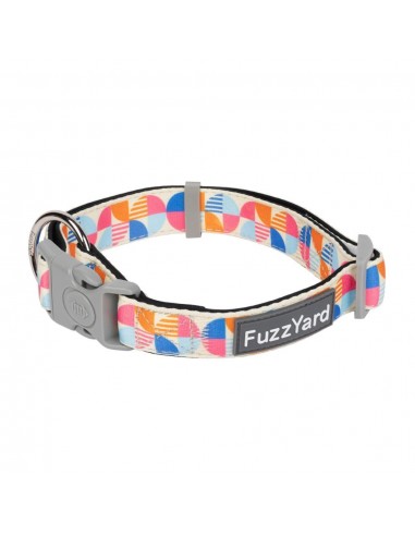 FuzzYard Fresh Zest neoprene dog collar (size M)