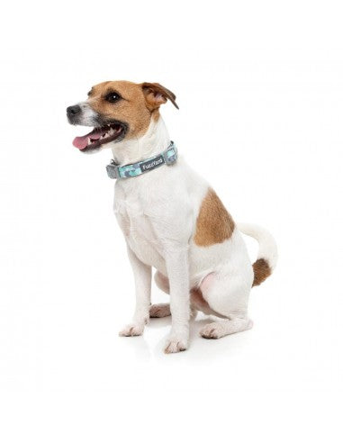 FuzzYard Mint Fizz neoprene dog collar (size L)