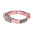 FuzzYard Pink Lemonade neoprene dog collar (size L)