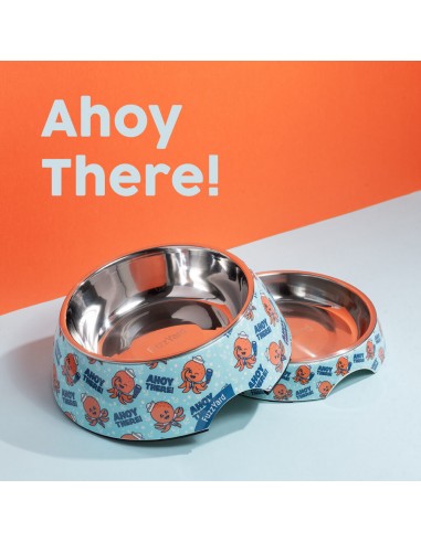 FuzzYard Ahoy There! non-slip dog bowl (size S)