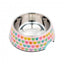 FuzzYard Candy Hearts non-slip dog bowl (size L)