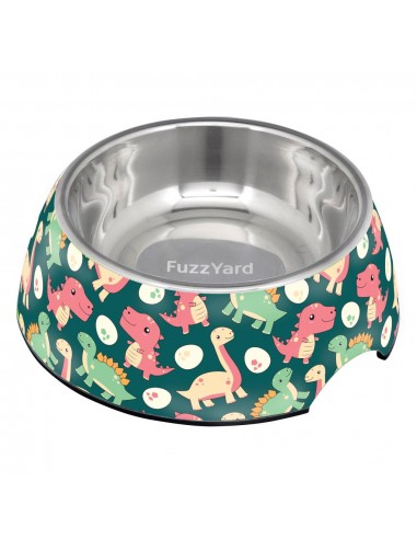 FuzzYard Dinosaur Land non-slip dog bowl (size M)