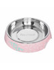 FuzzYard Featherstorm flat whisker-friendly cat bowl, 420 ml