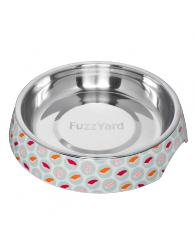 FuzzYard Sushi Delight flat whisker-friendly cat bowl, 420 ml