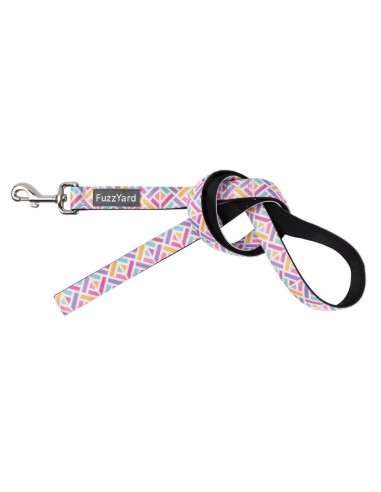 FuzzYard Bubblegum Burst neoprene dog lead (size L)