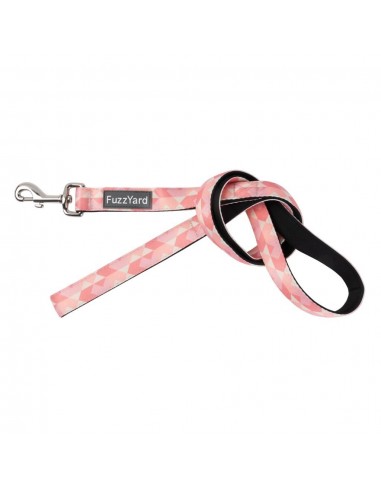 FuzzYard Pink Lemonade neoprene dog lead (size L)